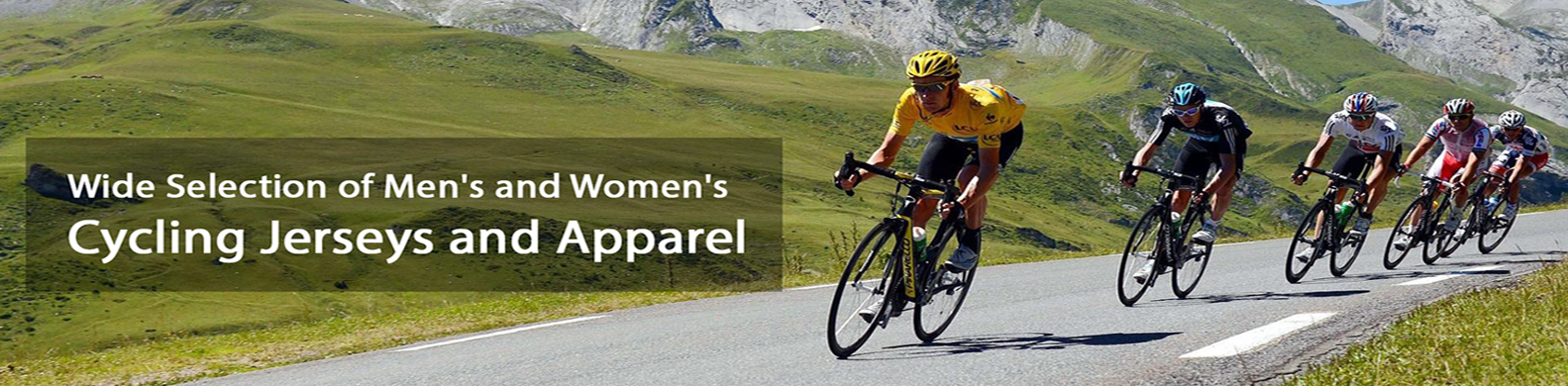 Wide Selection of Men's and Women's Cycling Jerseys and Apparel